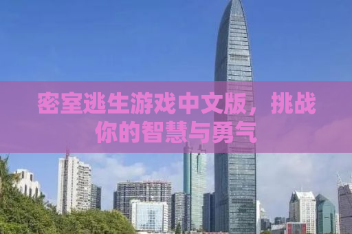 密室逃生游戏中文版，挑战你的智慧与勇气