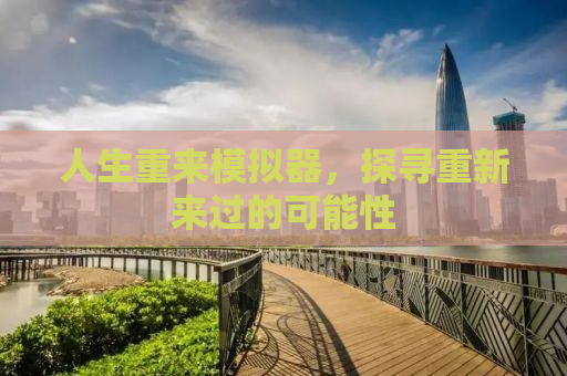 人生重来模拟器，探寻重新来过的可能性