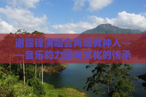 谢霆锋演唱会再唱黄种人——音乐的力量与文化的传承