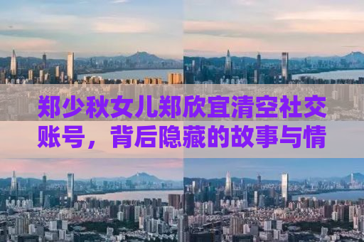 郑少秋女儿郑欣宜清空社交账号，背后隐藏的故事与情感挣扎