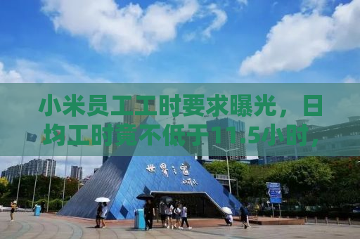 小米员工工时要求曝光，日均工时竟不低于11.5小时，真相究竟如何？
