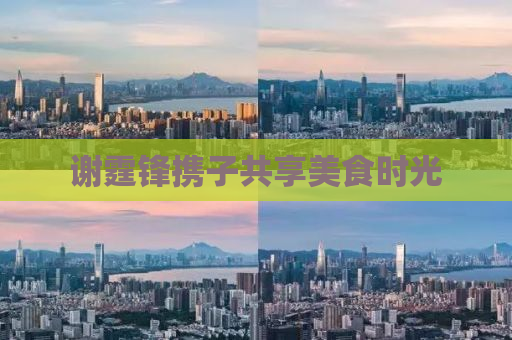 谢霆锋携子共享美食时光