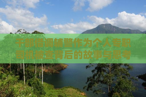 干部借调辅警作为个人专职司机被查背后的故事与思考
