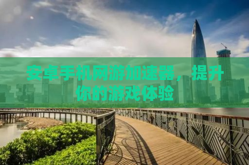 安卓手机网游加速器，提升你的游戏体验