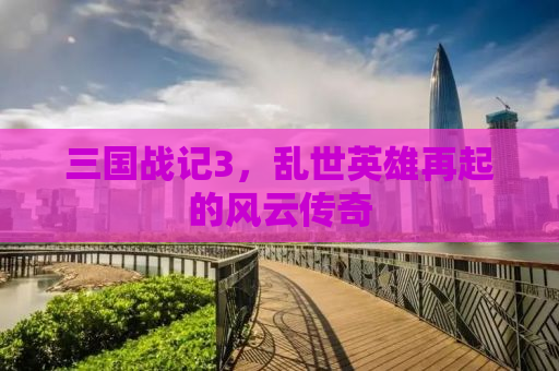三国战记3，乱世英雄再起的风云传奇